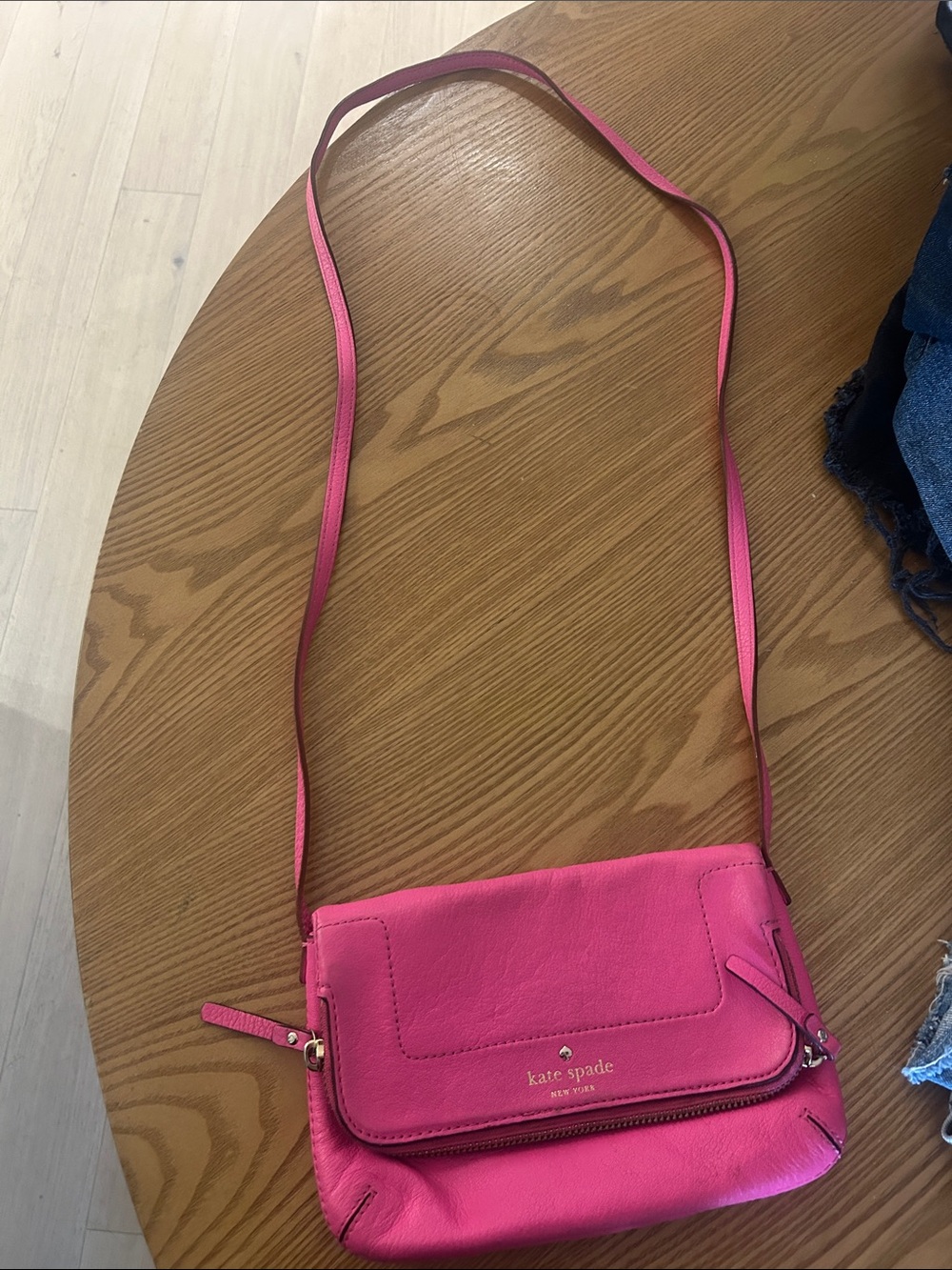 kate spade Pink Leather Crossbody Bag